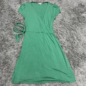 Boden Green Wrap Midi Dress
